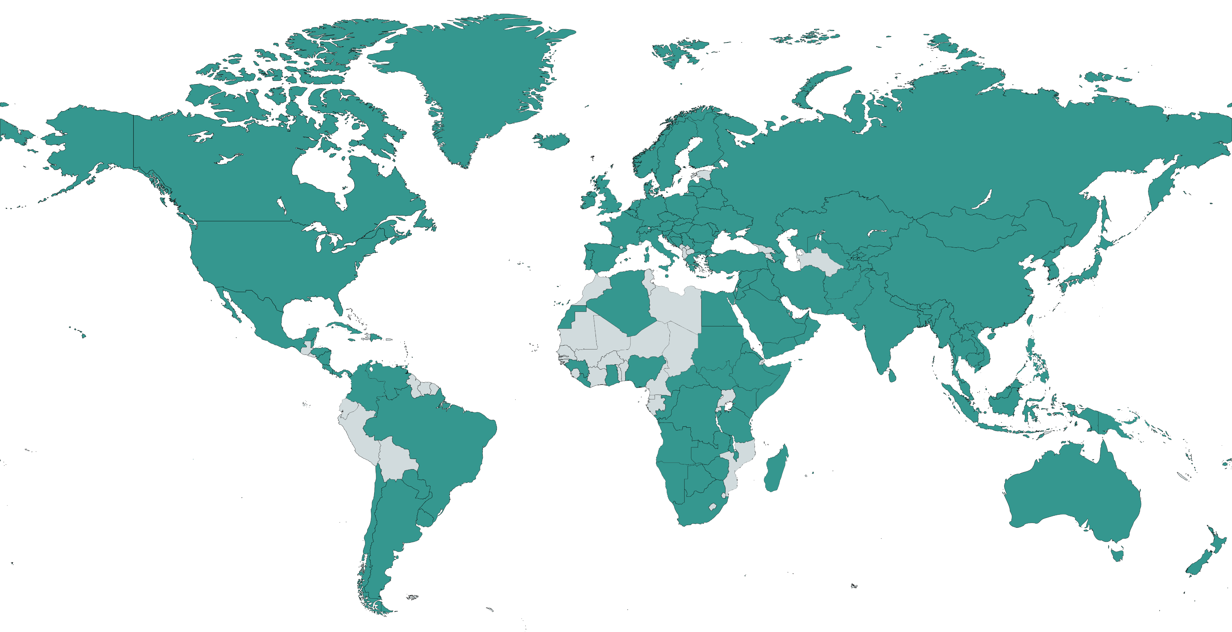 world map